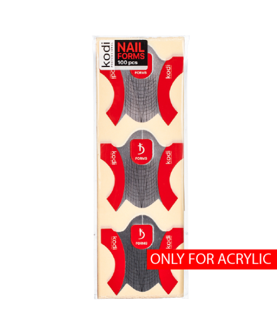 Форми для моделювання нігтів акрилом 100 шт/уп